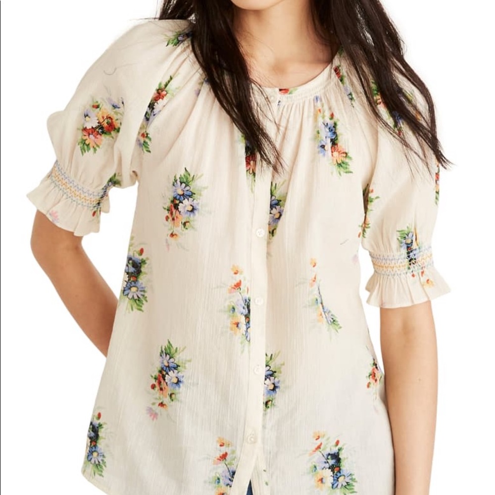 Madewell floral top